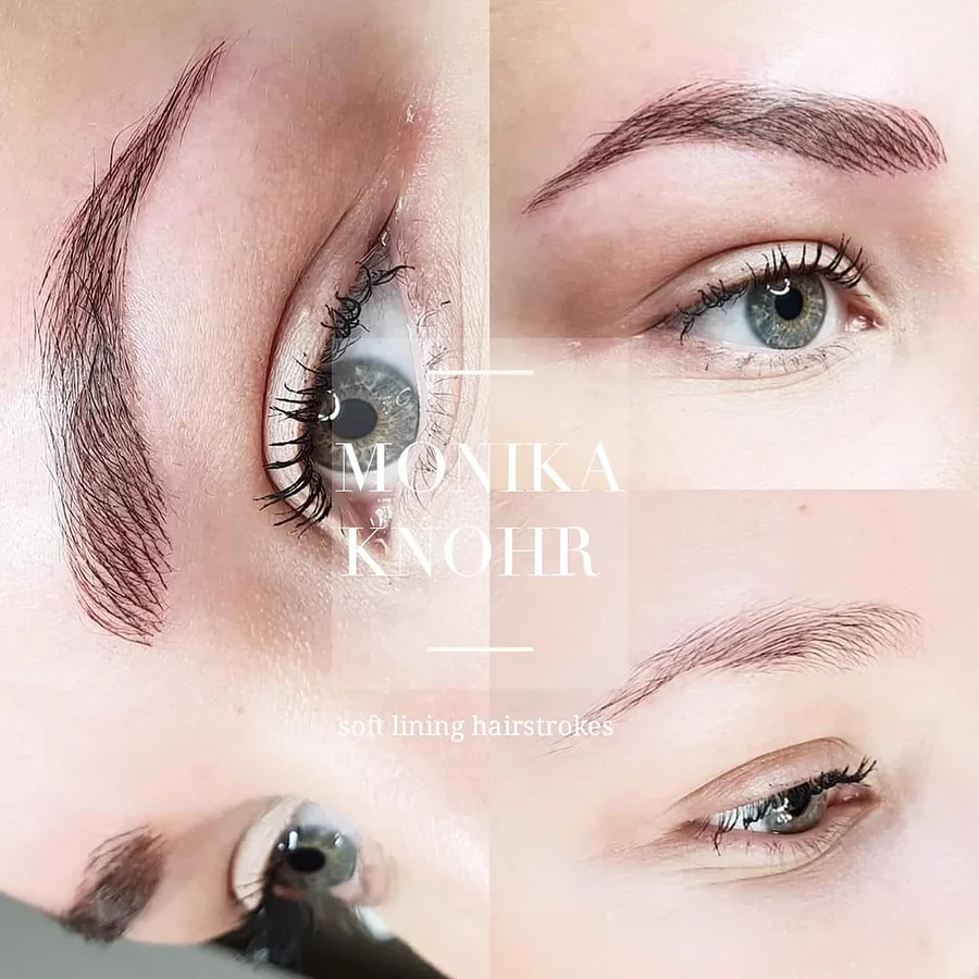 Soft Lining Hairstrokes in Rotbraun