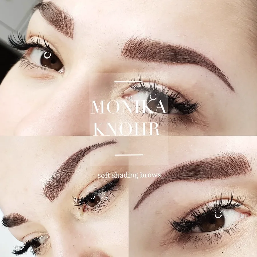 Powder Brows mit feinem Auslauf